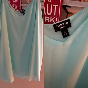 Torrid Aqua Harper Tank